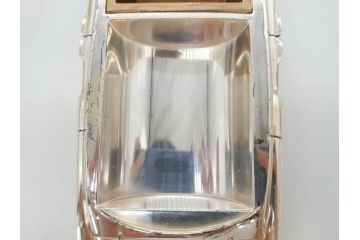 1950年代　トヨペット　クラウンデラックス　オーバードライブ付　59トヨペット　シガレットケース2点(たばこ入れ、トヨタ自動車、記念品、CROWN、TOYOPET、共箱付き)(R-077390)