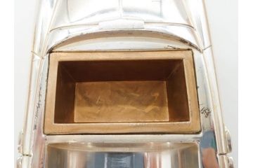 1950年代　トヨペット　クラウンデラックス　オーバードライブ付　59トヨペット　シガレットケース2点(たばこ入れ、トヨタ自動車、記念品、CROWN、TOYOPET、共箱付き)(R-077390)