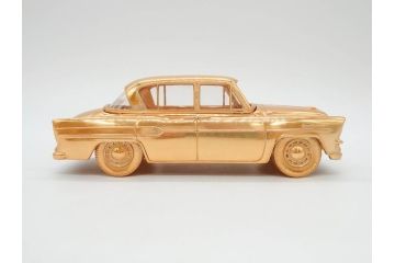 1950年代　トヨペット　クラウンデラックス　オーバードライブ付　59トヨペット　シガレットケース2点(たばこ入れ、トヨタ自動車、記念品、CROWN、TOYOPET、共箱付き)(R-077390)