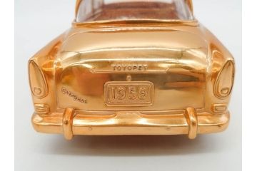 1950年代　トヨペット　クラウンデラックス　オーバードライブ付　59トヨペット　シガレットケース2点(たばこ入れ、トヨタ自動車、記念品、CROWN、TOYOPET、共箱付き)(R-077390)