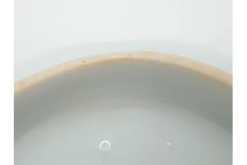 明治〜大正期　伊万里　染付　山水船図　約18cm　5.9寸　鮮やかな青に金と赤色が映える変形皿6枚セット(菱形、八角、金彩、五寸九分、和食器、和皿)(R-077409)
