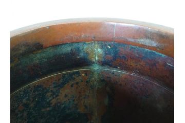 吉備前國　佐々木義光作　古銅花瓶　金銀象嵌　巌上の亀・根笹図　精巧な銀細工が美しい花瓶(花器、花入、花生、共箱付き)(R-077416)