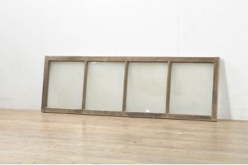 アンティーク建具　レトロな雰囲気を醸し出す明かり取り1枚(明り取り、欄間、ランマ)(R-077423)