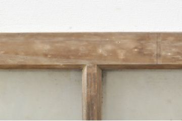 アンティーク建具　レトロな雰囲気を醸し出す明かり取り1枚(明り取り、欄間、ランマ)(R-077423)