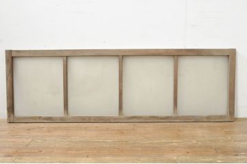 アンティーク建具　レトロな雰囲気を醸し出す明かり取り1枚(明り取り、欄間、ランマ)(R-077423)