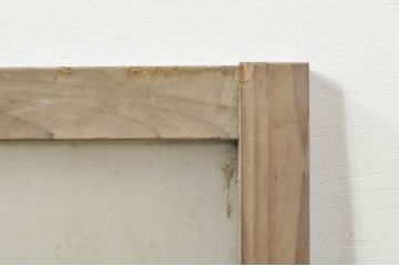 アンティーク建具　レトロな雰囲気を醸し出す明かり取り1枚(明り取り、欄間、ランマ)(R-077423)