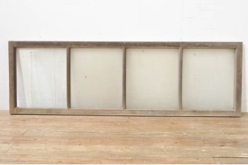 アンティーク建具　レトロな雰囲気を醸し出す明かり取り1枚(明り取り、欄間、ランマ)(R-077424)
