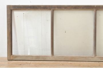 アンティーク建具　レトロな雰囲気を醸し出す明かり取り1枚(明り取り、欄間、ランマ)(R-077424)