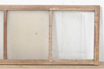 アンティーク建具　レトロな雰囲気を醸し出す明かり取り1枚(明り取り、欄間、ランマ)(R-077424)