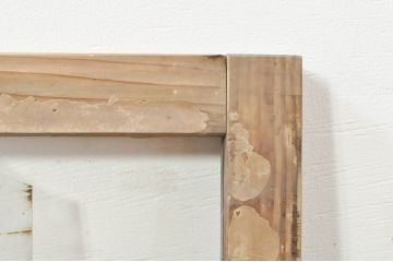 アンティーク建具　レトロな雰囲気を醸し出す明かり取り1枚(明り取り、欄間、ランマ)(R-077424)