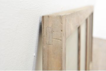 アンティーク建具　レトロな雰囲気を醸し出す明かり取り1枚(明り取り、欄間、ランマ)(R-077424)