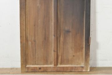 アンティーク建具　どこか懐かしさを感じるガラスドア1枚(扉、ガラス戸)(R-077426)