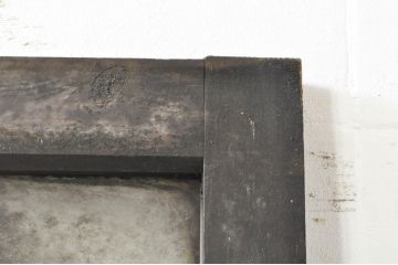 アンティーク建具　どこか懐かしさを感じるガラスドア1枚(扉、ガラス戸)(R-077426)