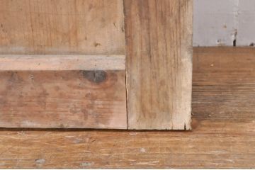 アンティーク建具　どこか懐かしさを感じるガラスドア1枚(扉、ガラス戸)(R-077426)