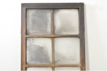アンティーク建具　どこか懐かしさを感じるガラスドア1枚(扉、ガラス戸)(R-077426)