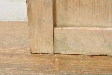 アンティーク建具　どこか懐かしさを感じるガラスドア1枚(扉、ガラス戸)(R-077426)
