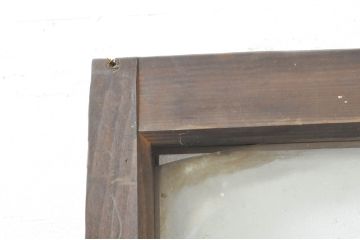 アンティーク建具　どこか懐かしさを感じるガラスドア1枚(扉、ガラス戸)(R-077427)