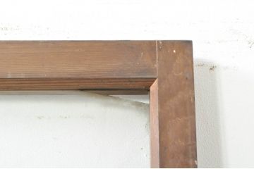 アンティーク建具　どこか懐かしさを感じるガラスドア1枚(扉、ガラス戸)(R-077427)