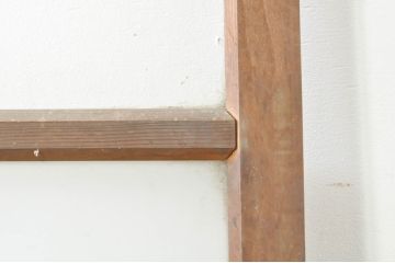 アンティーク建具　どこか懐かしさを感じるガラスドア1枚(扉、ガラス戸)(R-077427)