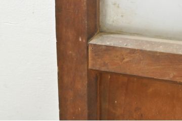 アンティーク建具　どこか懐かしさを感じるガラスドア1枚(扉、ガラス戸)(R-077427)