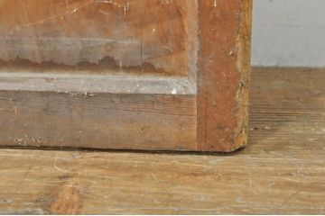 アンティーク建具　どこか懐かしさを感じるガラスドア1枚(扉、ガラス戸)(R-077427)
