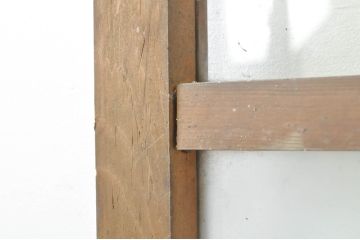アンティーク建具　どこか懐かしさを感じるガラスドア1枚(扉、ガラス戸)(R-077427)