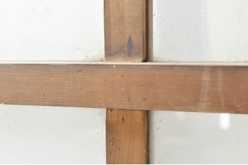 アンティーク建具　どこか懐かしさを感じるガラスドア1枚(扉、ガラス戸)(R-077427)