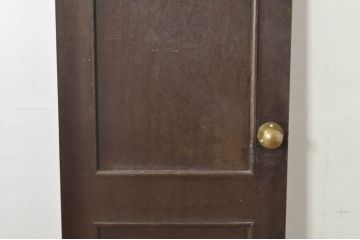 ビンテージ建具　『TOILET』プレート付き合板ドア1枚(木製扉、ヴィンテージ)(R-077428)