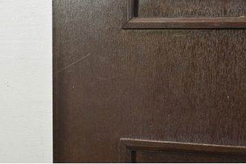 ビンテージ建具　『TOILET』プレート付き合板ドア1枚(木製扉、ヴィンテージ)(R-077428)