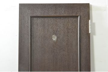 ビンテージ建具　『TOILET』プレート付き合板ドア1枚(木製扉、ヴィンテージ)(R-077428)