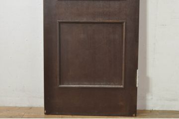 ビンテージ建具　『TOILET』プレート付き合板ドア1枚(木製扉、ヴィンテージ)(R-077428)