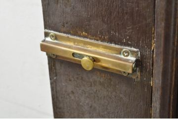 ビンテージ建具　『TOILET』プレート付き合板ドア1枚(木製扉、ヴィンテージ)(R-077428)