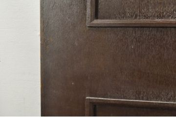 ビンテージ建具　『TOILET』プレート付き合板ドア1枚(木製扉、ヴィンテージ)(R-077428)