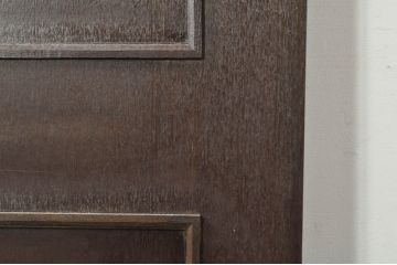 ビンテージ建具　『TOILET』プレート付き合板ドア1枚(木製扉、ヴィンテージ)(R-077428)