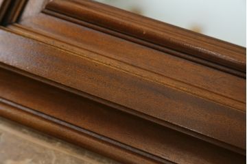 中古　DREXEL HERITAGE(ドレクセルヘリテイジ)　シンプルなデザインの中にも品の良さが感じられるウォールミラー(壁掛け鏡、店舗什器)(R-077430)