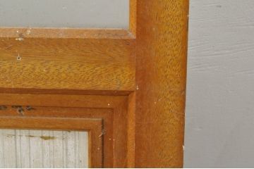 アンティーク建具　レトロな空間を演出するガラス戸2枚セット(引き戸)(R-077433)