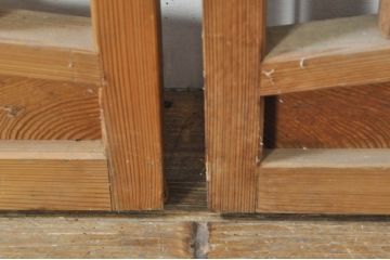 アンティーク建具　涼しげな和の空間を演出する夏戸2枚セット(引き戸、簾戸、簀戸、葭戸、すど、夏障子)(R-077434)