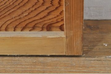 アンティーク建具　涼しげな和の空間を演出する夏戸2枚セット(引き戸、簾戸、簀戸、葭戸、すど、夏障子)(R-077434)
