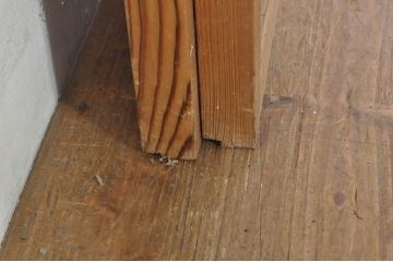 アンティーク建具　涼しげな和の空間を演出する夏戸2枚セット(引き戸、簾戸、簀戸、葭戸、すど、夏障子)(R-077434)
