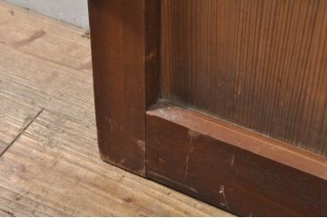 アンティーク建具　どこか懐かしさを感じるドア1枚(ガラス扉、木製扉)(R-077436)