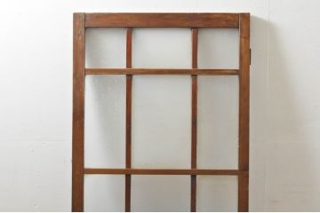 アンティーク建具　どこか懐かしさを感じるドア1枚(ガラス扉、木製扉)(R-077436)