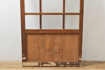 アンティーク建具　どこか懐かしさを感じるドア1枚(ガラス扉、木製扉)(R-077436)