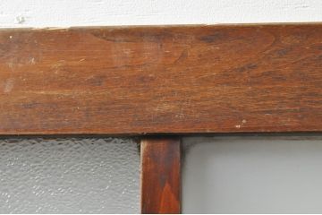 アンティーク建具　どこか懐かしさを感じるドア1枚(ガラス扉、木製扉)(R-077436)
