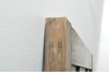 アンティーク建具　どこか懐かしさを感じるドア1枚(ガラス扉、木製扉)(R-077436)