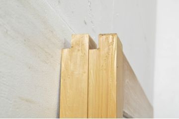 中古　和の雰囲気が魅力的な格子入りのガラス戸2枚セット(建具、引き戸、格子戸)(R-077440)
