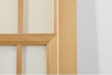 中古　和の空間づくりにおすすめの擦り上げ障子戸4枚セット(建具、擦上障子戸、雪見障子戸、引き戸)(R-077442)