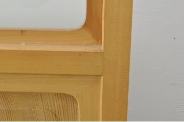 中古　和の空間づくりにおすすめの擦り上げ障子戸4枚セット(建具、擦上障子戸、雪見障子戸、引き戸)(R-077442)