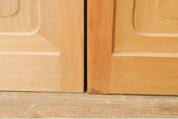 中古　和の空間づくりにおすすめの擦り上げ障子戸4枚セット(建具、擦上障子戸、雪見障子戸、引き戸)(R-077442)