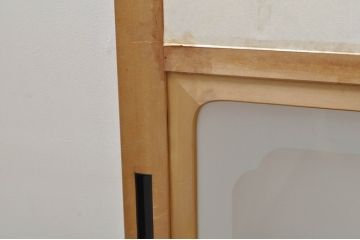 中古　和の空間づくりにおすすめの擦り上げ障子戸4枚セット(建具、擦上障子戸、雪見障子戸、引き戸)(R-077442)