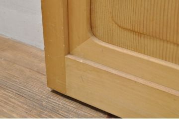 中古　和の空間づくりにおすすめの擦り上げ障子戸2枚セット(建具、擦上障子戸、雪見障子戸、引き戸)(R-077443)